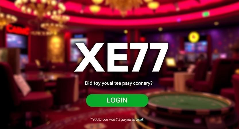 XE77 login with advanced security features